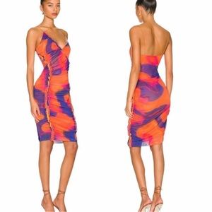 Revolve | h:ours Quintana Dress in Candy Ombré | Size XS